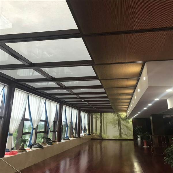 玻璃天窗遮陽蜂巢簾自動遮陽簾