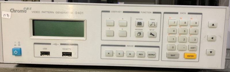 Chroma2401臺灣致茂2402圖形產生器