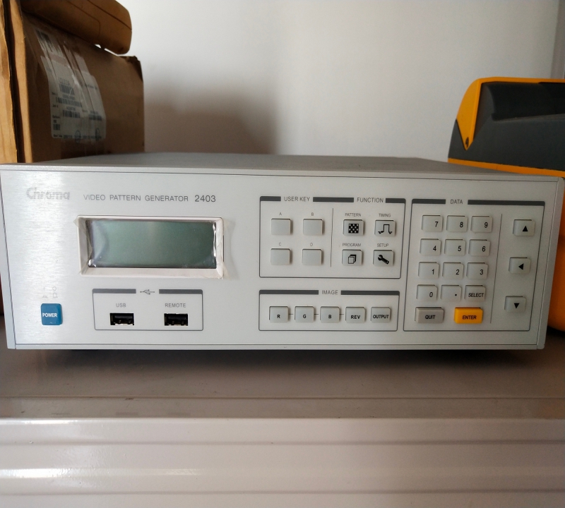 大量收購！致茂Chroma 2403視頻信號發生器