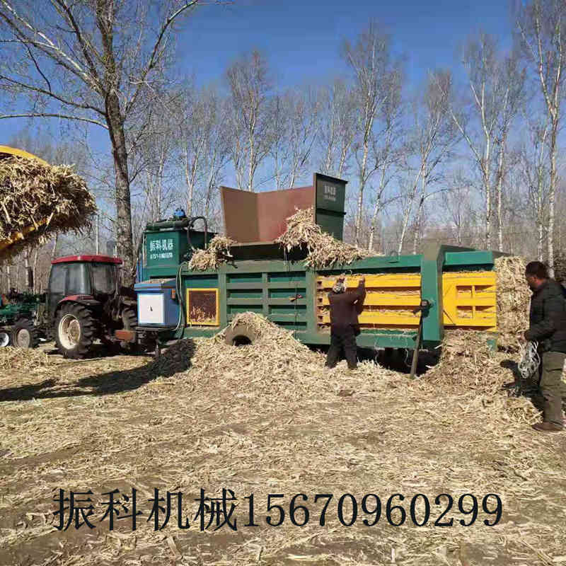 移動(dòng)式牧草打包機(jī)  廢紙打包機(jī) 大型秸稈打包省時(shí)省力