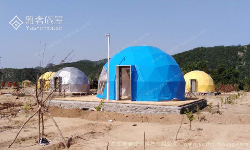 遼寧歐式營地星空帳篷酒店案例