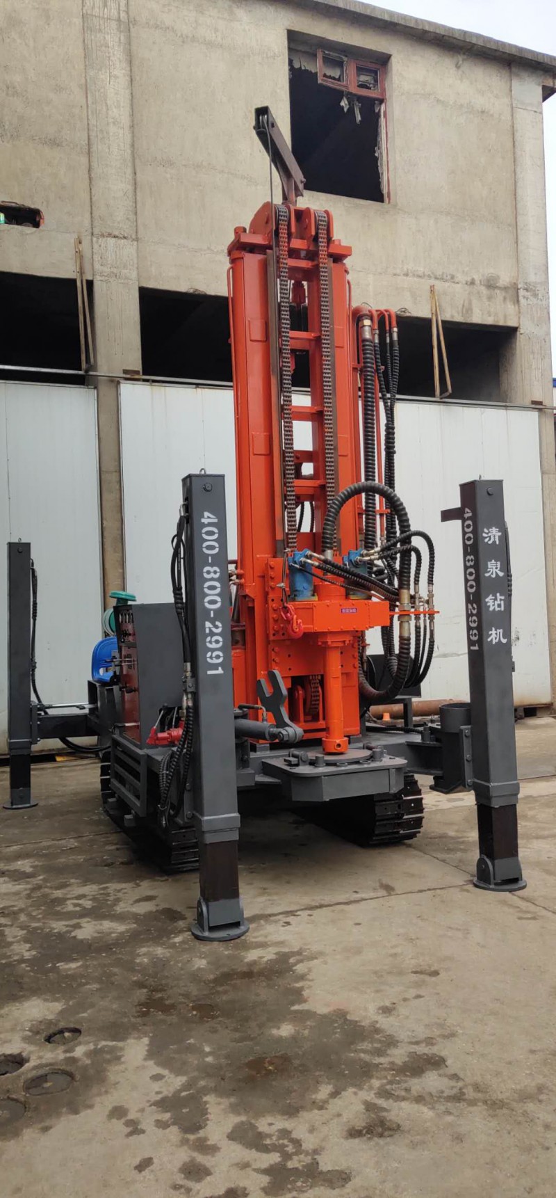 清泉水井鉆機廠家300型潛孔水井鉆機