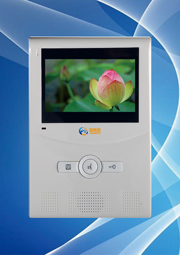 網線數碼彩色可視樓宇對講系統4.3寸分機