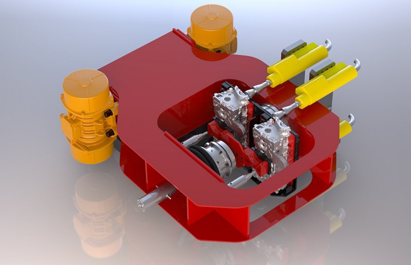 鑄造件振動落砂機