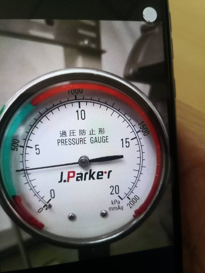 不銹鋼壓力表YTH-150H.AO.M140布萊迪耐震壓力表