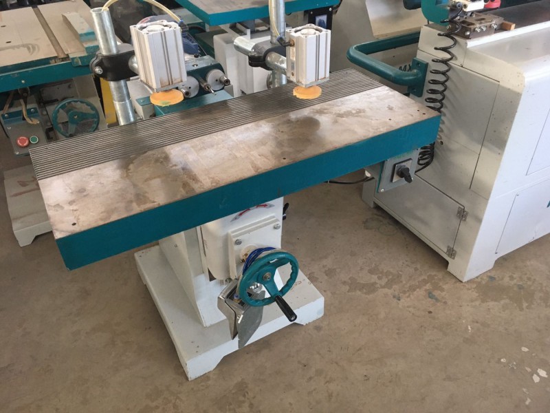 出售二手木工設(shè)備馬氏三頭水平鉆