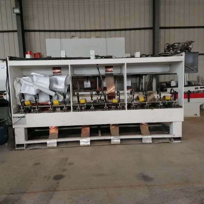 出售二手木工設(shè)備燦高重型推進(jìn)試高頻拼板機(jī)