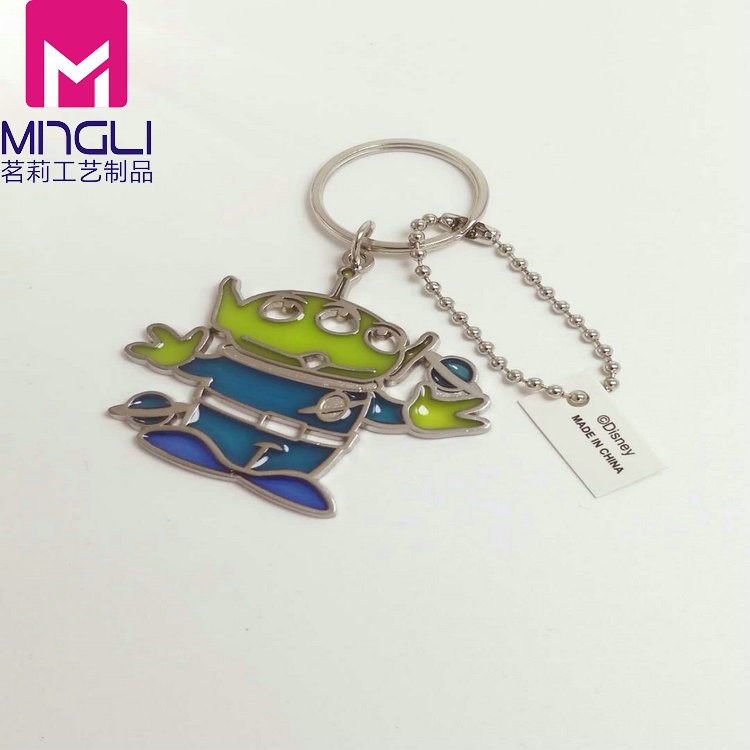 透明漆鑰匙扣旅游景點(diǎn)紀(jì)念金屬掛件動(dòng)漫角色鑰匙鏈制作