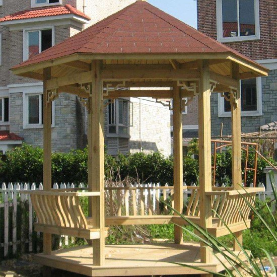 蘭州景觀防腐木涼亭