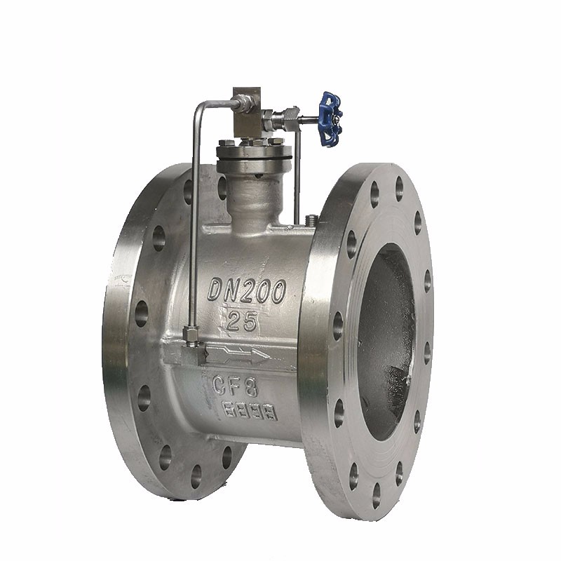 HH49X不銹鋼蝶式緩閉止回閥 微阻緩閉蝶式消聲防水錘止回閥