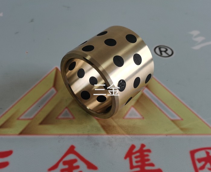 JDB-7青銅鑲嵌軸承嘉善銅套石墨銅套法蘭石墨銅套