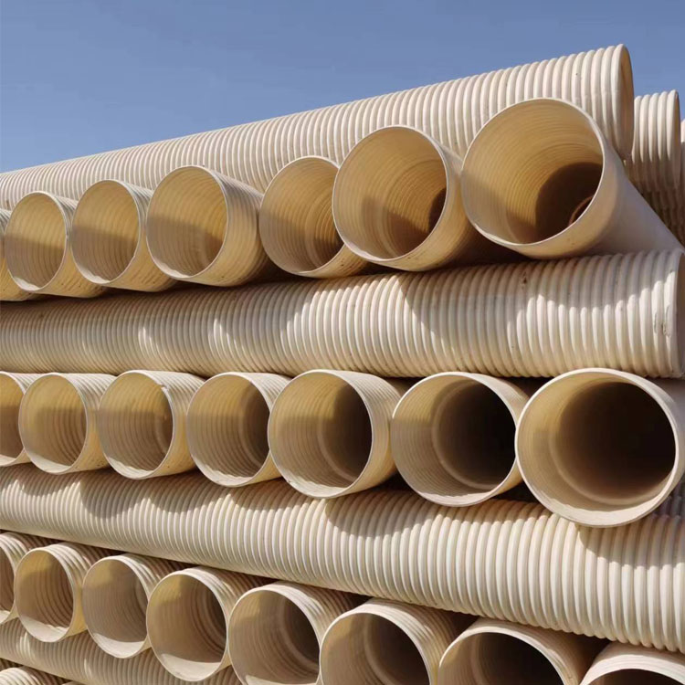 吉林省PE雙壁波紋通信管 90/110/160PE波紋管